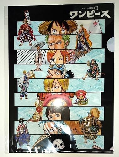 Amazon ワンピース スーパー歌舞伎 クリアファイル ルフィ ゾロ サンジ ナミ ロビン チョッパー ウソップ 麦わらストア アニメ 萌えグッズ 通販