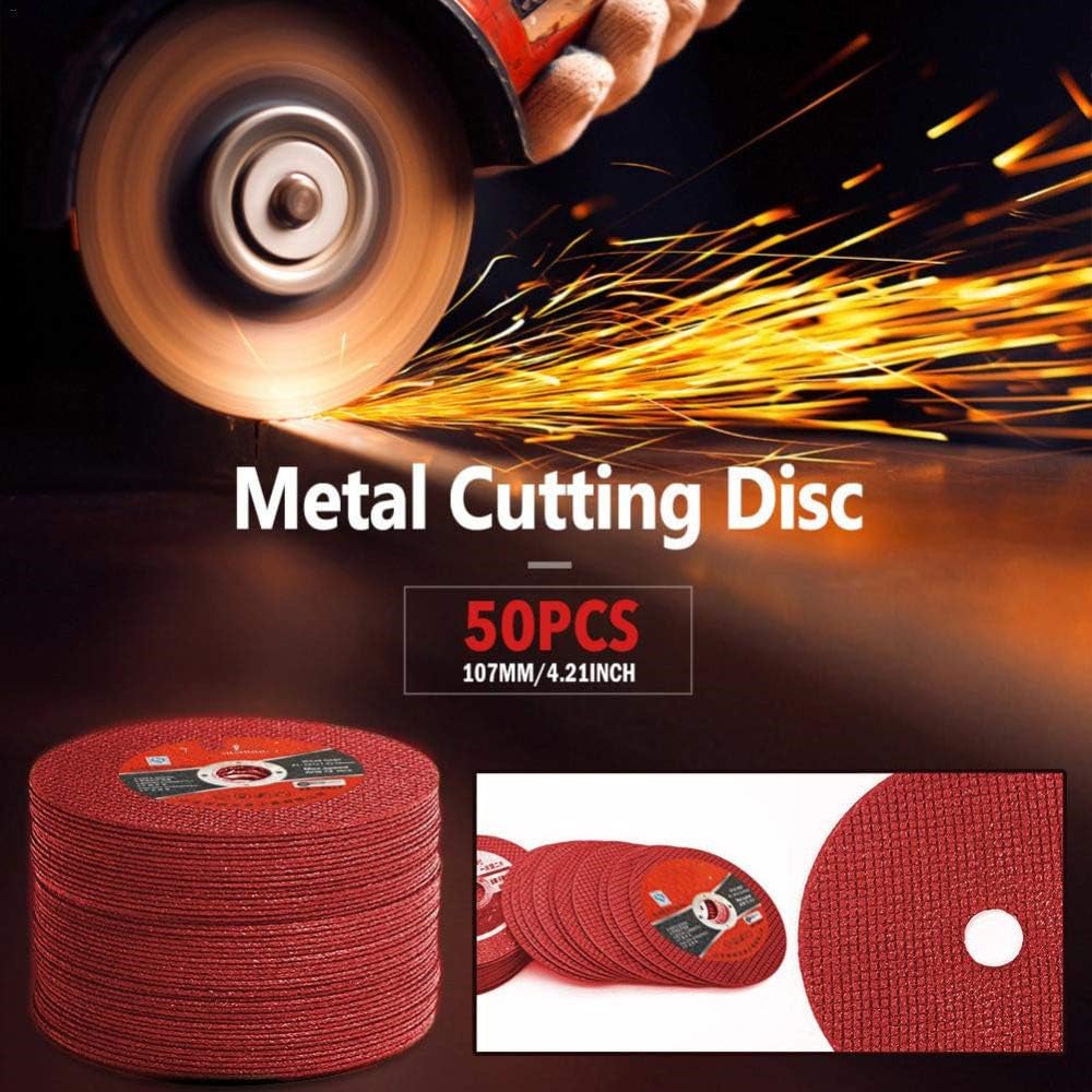 50PCS Cutting Discs 100 Angle Grinder Stainless Steel Metal Grinding Wheel Resin Double Mesh Ultra-Thin Polishing Piece,50pcs