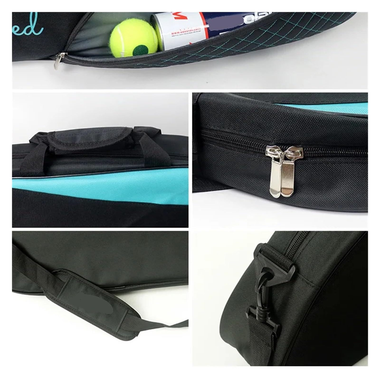 Bolsa Deportiva for Raqueta De Bádminton Y Tenis, Paquete Un Hombro for Hombre Mujer, Bolsas Simples for, 3 Uds