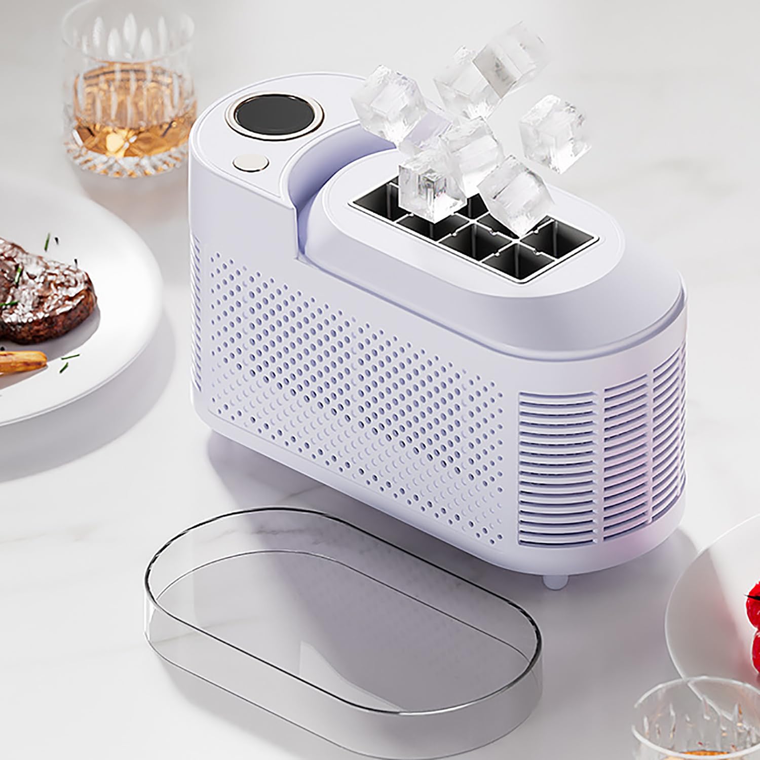 Machine à glaçons peu encombrante pour bars et petits espaces de cuisine
