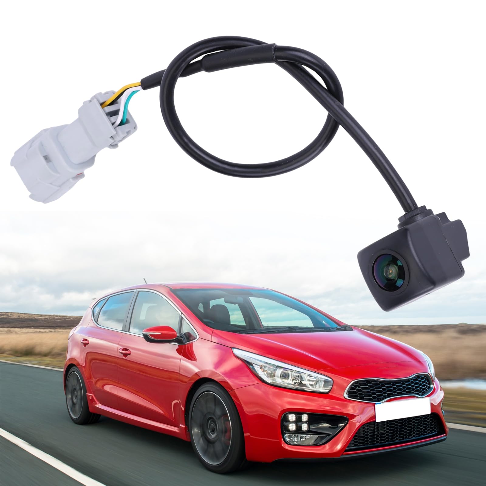95760A2100 Rückfahrkamera Kompatibel für Kia Ceed 2012-2016 Einparkhilfe Rückfahrkamera mit Nachtsicht 95760-A2100 Auto Kamera Basis 170° Grad