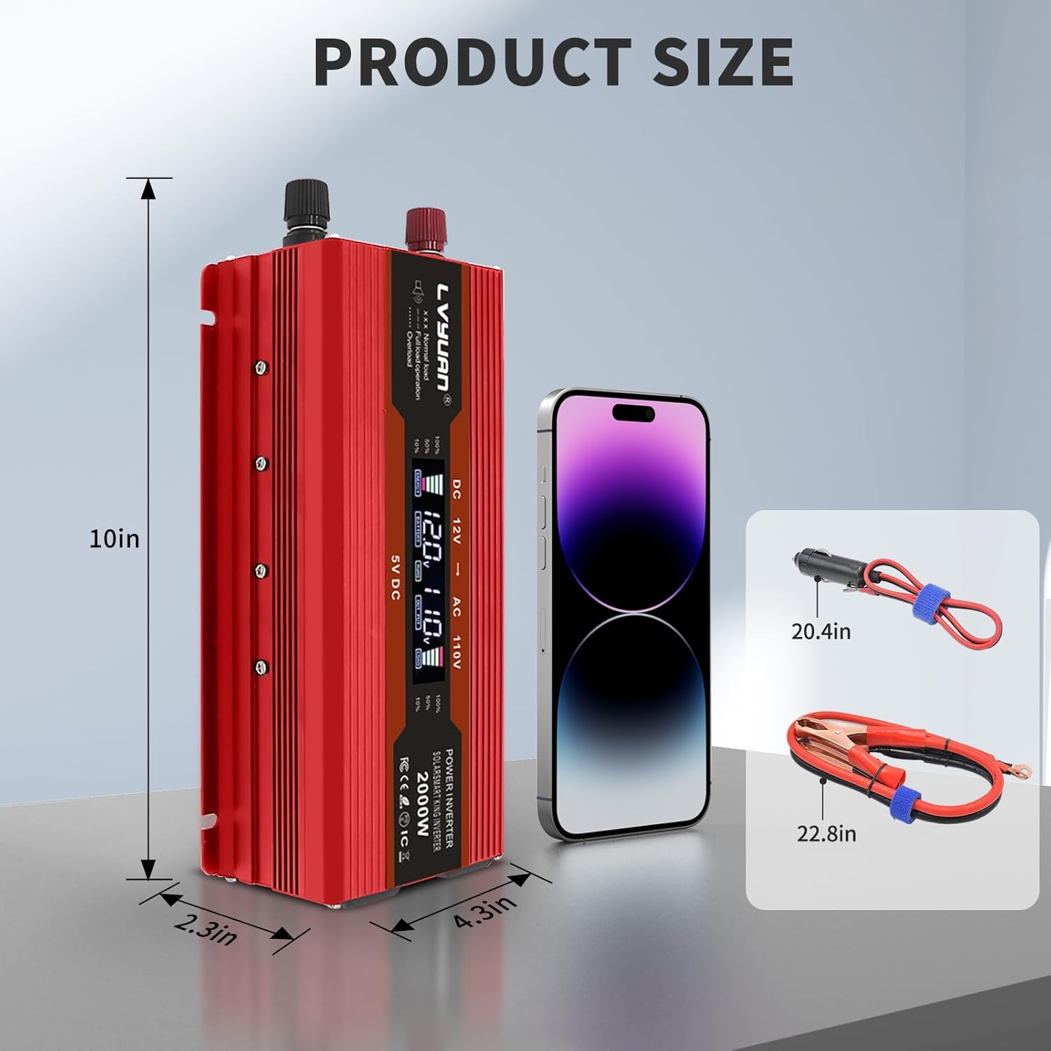 Power Inverter 1000 W/2000 W (Pic) Double Sortie CA Haiti Ubuy