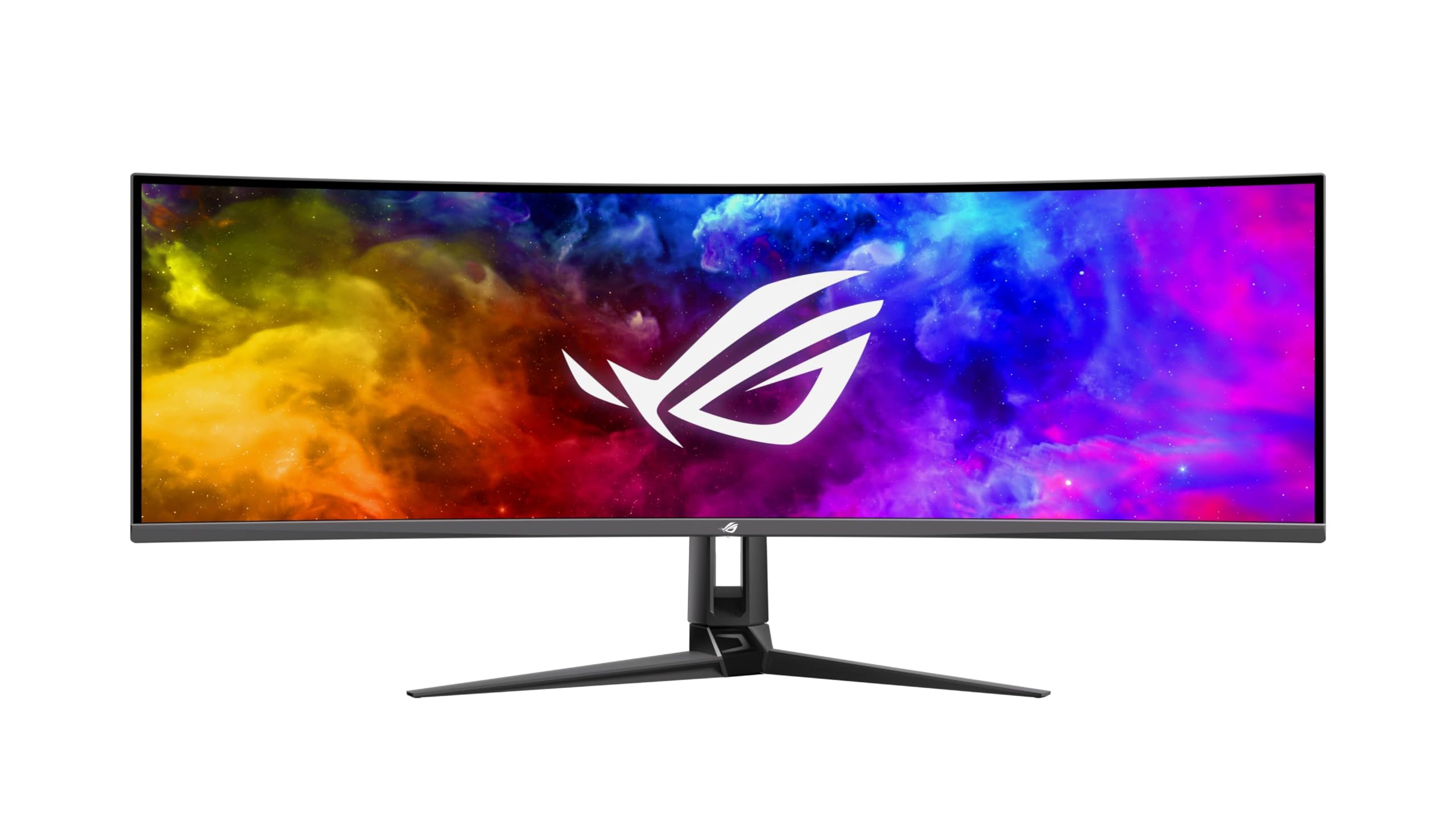 ASUS ROG Swift OLED PG49WCD - 49 Zoll DQHD Curved Gaming Monitor - 144 Hz, 0.03ms GtG, G-Sync, FreeSync, HDR 400 - QD-OLED Panel, 32:9, 5120x1440, DP DSC, HDMI 2.1, USB-Hub, 90W USB-C, ergonomisch