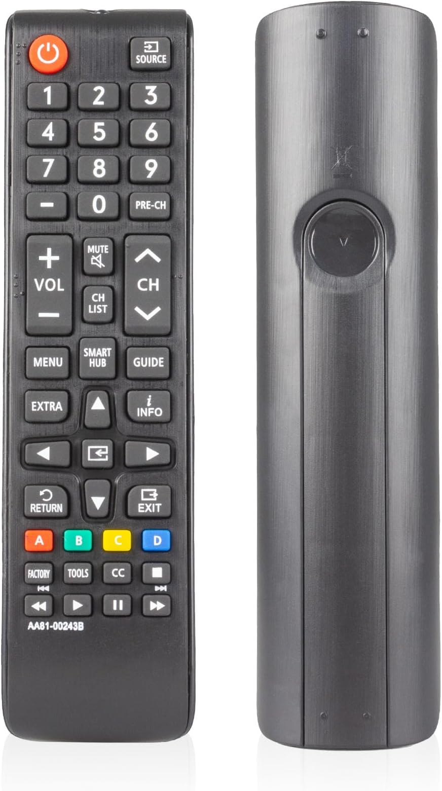 Mando De Repuesto AA81-00243A Para TVs Samsung UE55ES6100, UE43J5550, UE46D6500 Y Más, 433 MHz, Sin Configuración