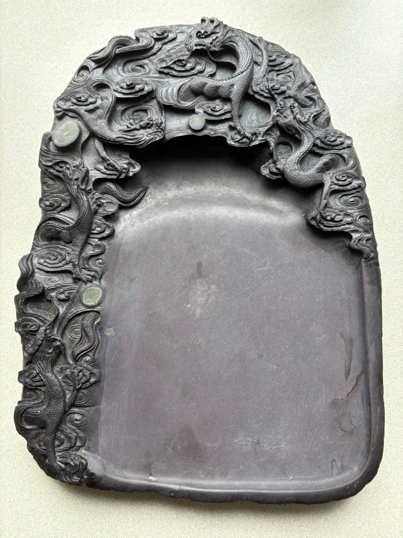 大型 硯 端渓硯 双竜 龍の目 龍眼 高級硯 大型 端渓 硯 中国 骨董 大型 硯 端渓硯 双竜 龍の目 龍眼 高級硯 大型 端渓 硯 中国 骨董