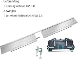 wolfcraft FKS 145 Rail de Guidage pour Scie Circulaire, 1450 mm - 2