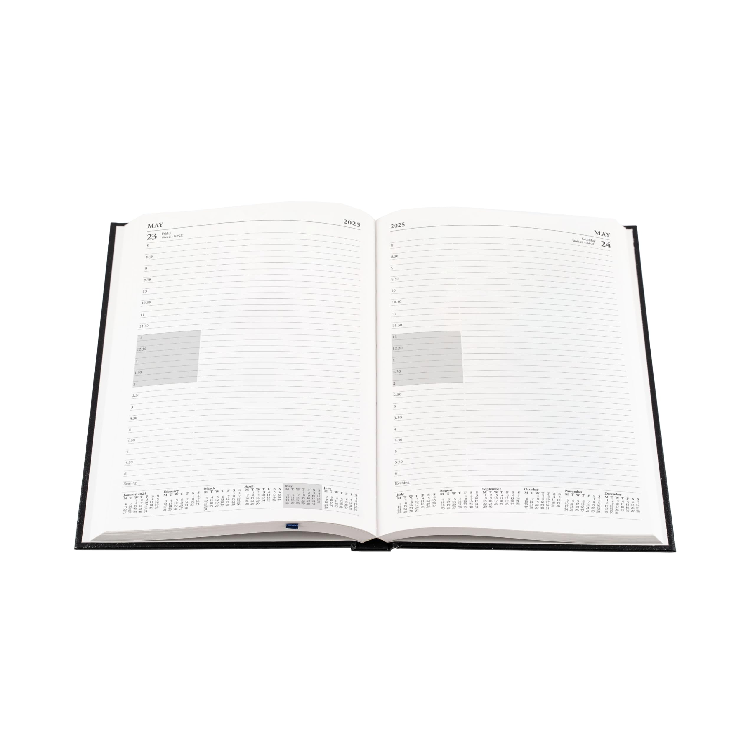 Agenda 2026 Collins Essential - Format A4, 1 Jour Par Page, Couverture Rigide Marron - Pour Professionnel Et Personnel