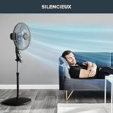 Rowenta Ventilateur sur pied, Imbattable contre les moustiques, Compact, Haute performance, 3 vitesses, Oscillation automatique, Essential+ anti-moustique VU4420F2 - 4