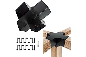 5-Way Pergola DIY Brackets Kit for 4x4 Posts