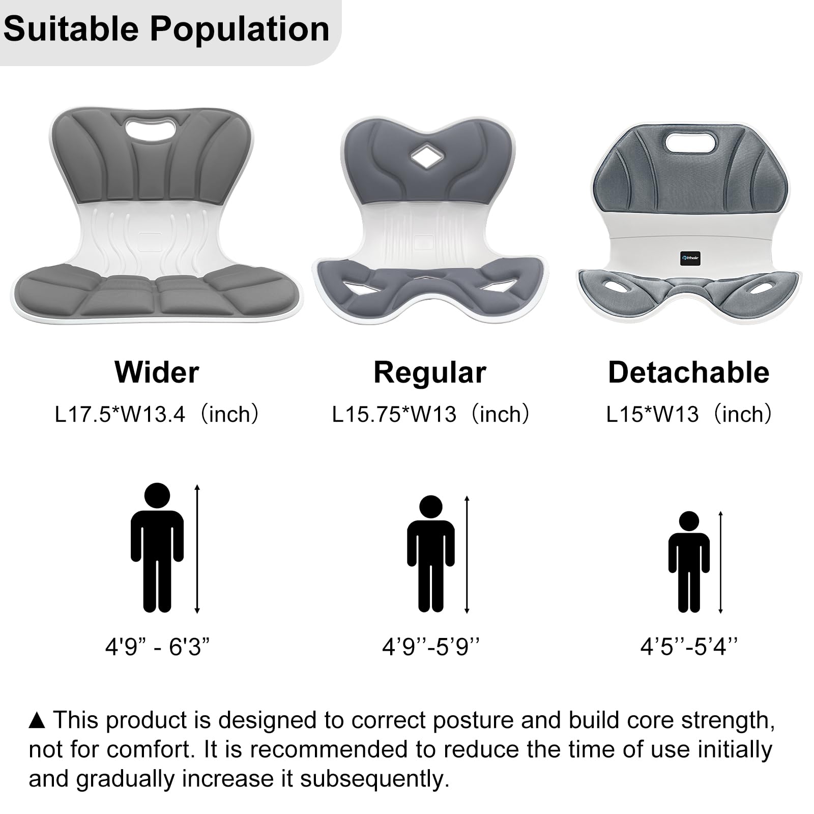 Silla ergonómica de apoyo lumbar para una buena corrección de postura y alivio del dolor de espalda, soporte de espalda para asiento de suelo, trabajo desde casa, oficina