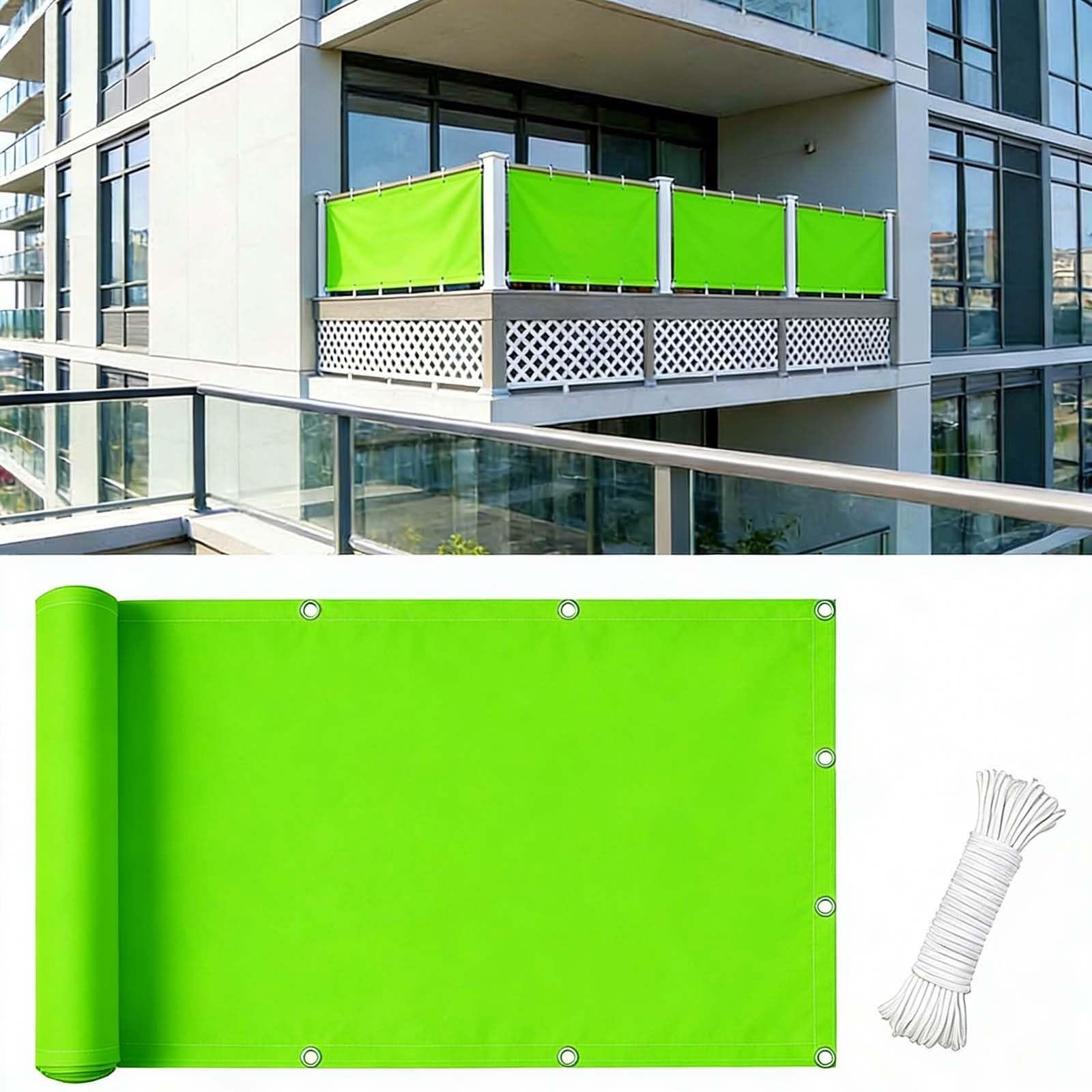 Toile d'ombrage 220x500 protection solaire UV avec œillets voile imperméable vert