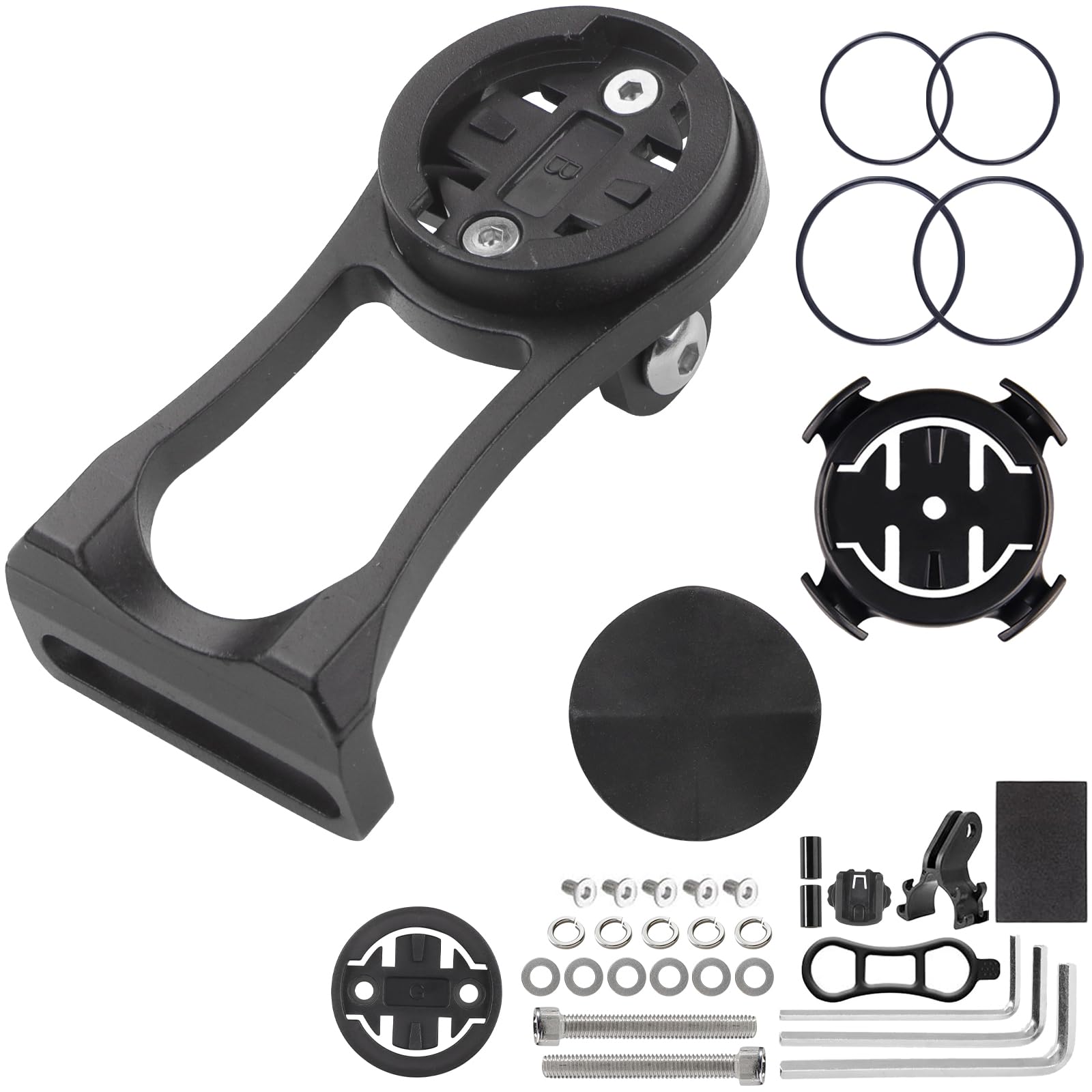 Support en Alliage Avantde Vélo pour Garmin Edge 20 25 500 510 520 800 810 | 820 1000 Plus Explore 2 Compteur GPS Vélo Support Ordinateur pour Guidon de Vélo VTT Support de Lampe Torche/Caméra D'action