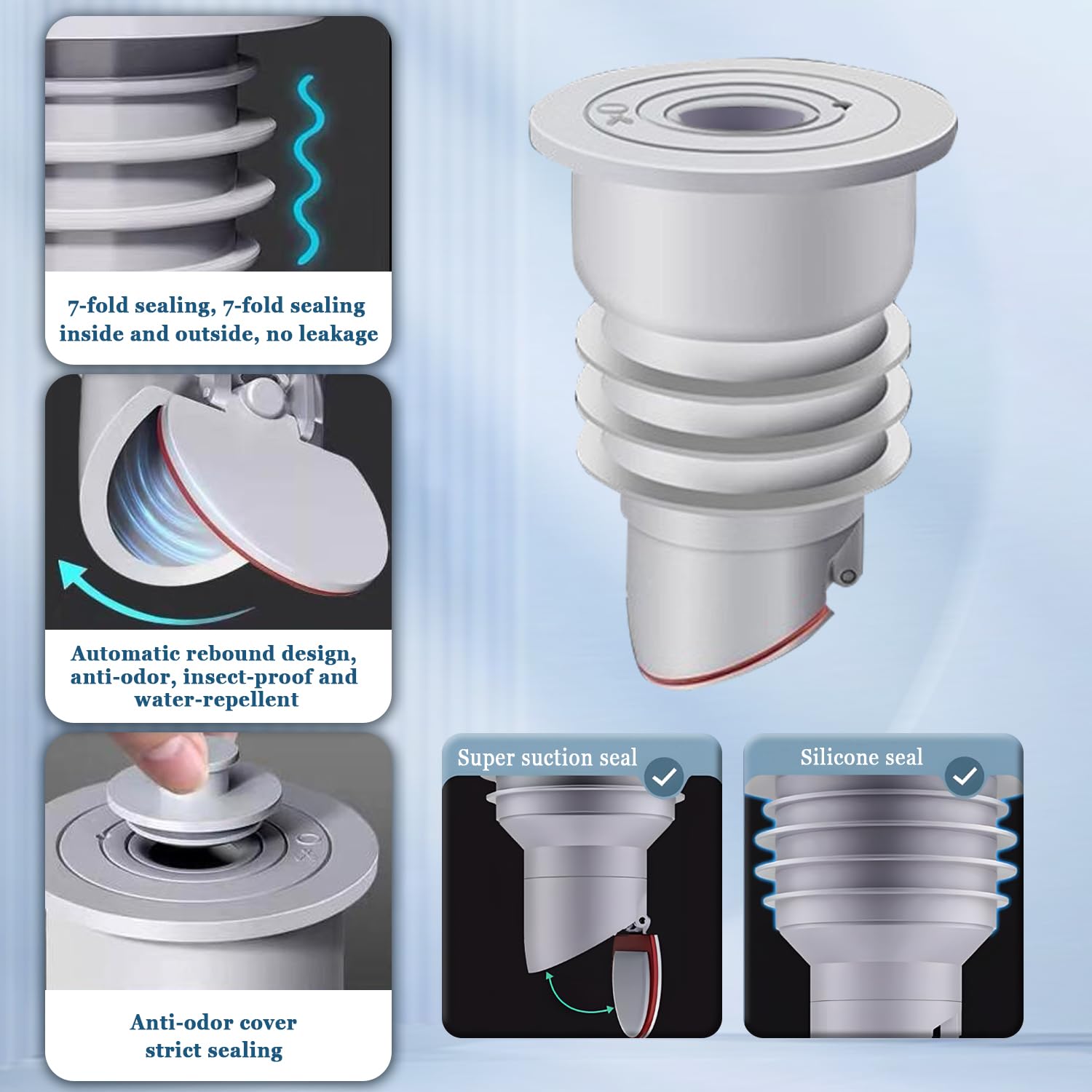 YUZHEDM 2 Stück Dichtungsringe Für Waschmaschine - Abdichtung Ablaufschlauch
