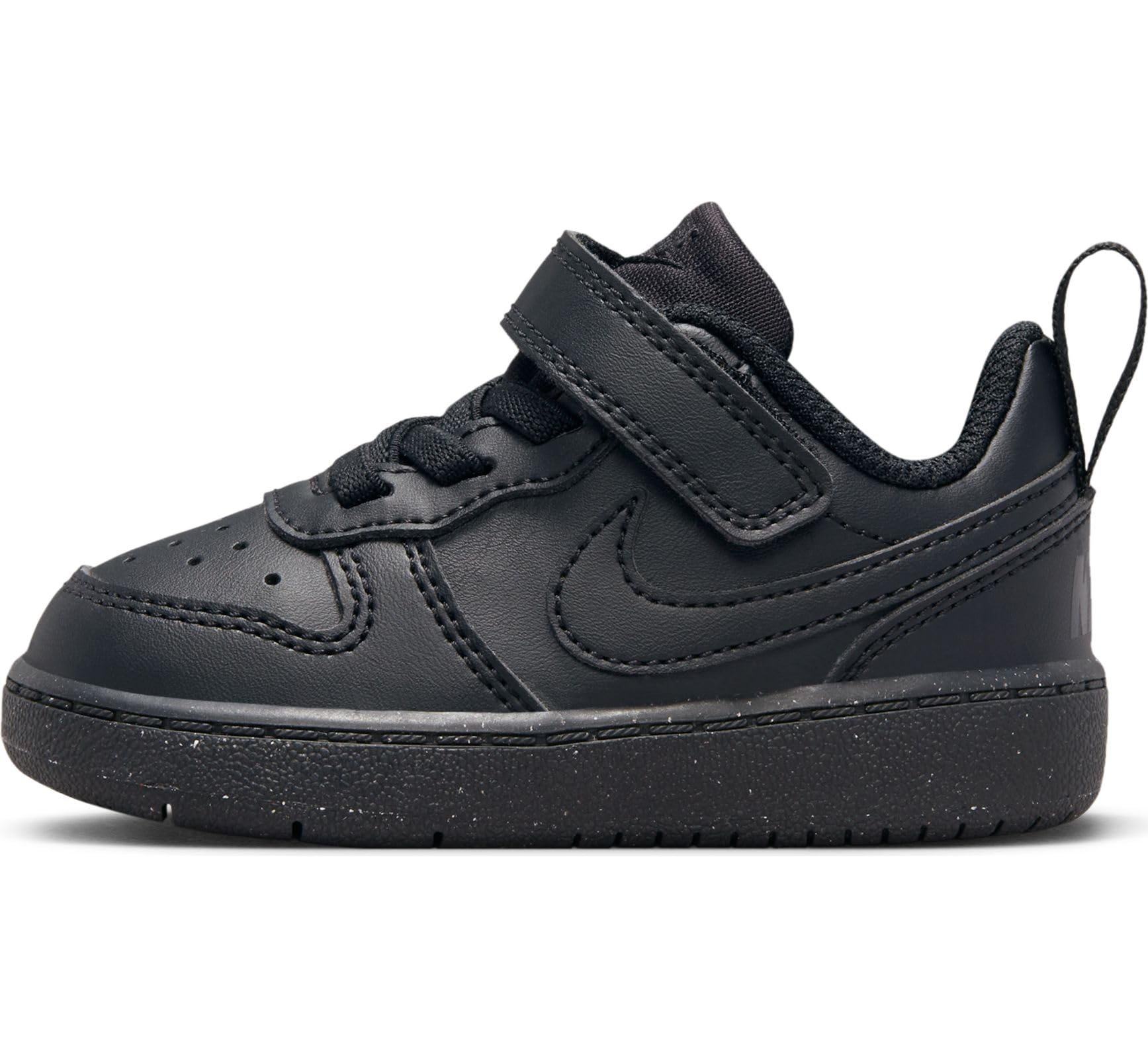 Nike Kids Court Borough Low Recraft Shoes Sneaker, Black/Black-Black, 2 US Unisex Toddler