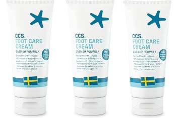 THREE PACKS of CCS Foot care Cream 175ml by CCS