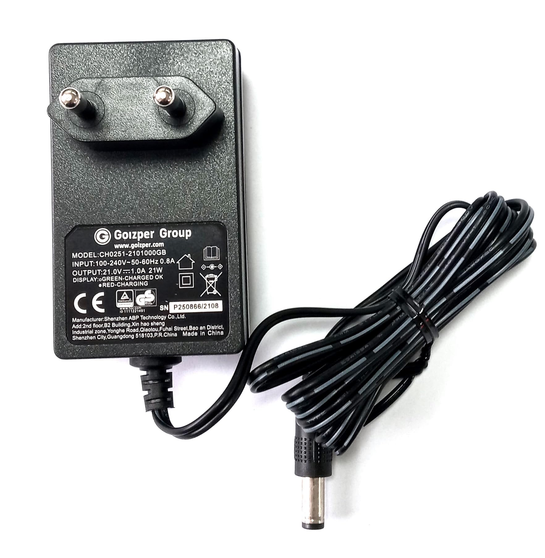 Chargeur Outils Européen (18V 2,6Ah) pour pulvérisateur Matabi Evolution LTC