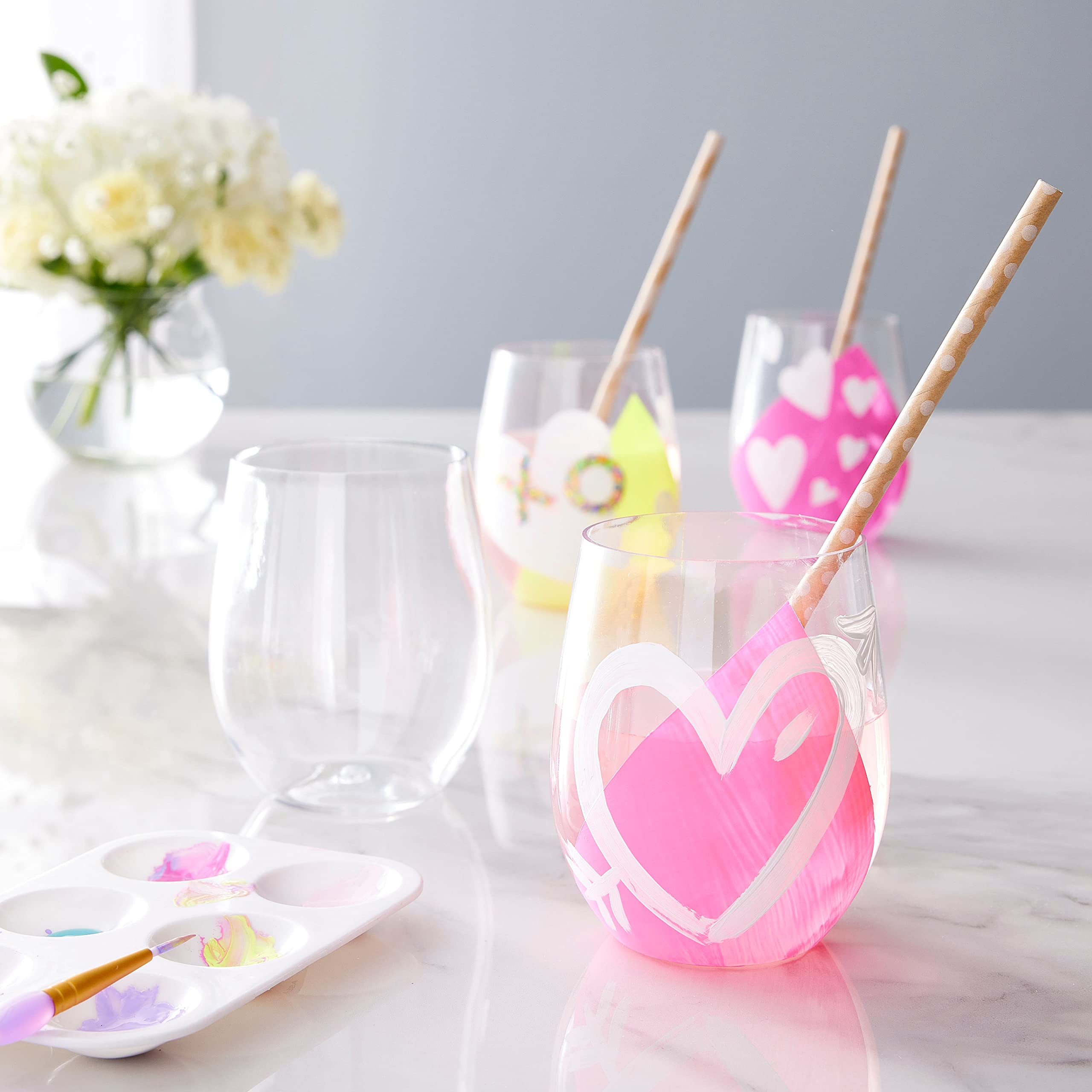acrylic tumblers uk 22oz Case (25 Units) Double Wall Acrylic Blanks Classic Tumblers With main image 0
