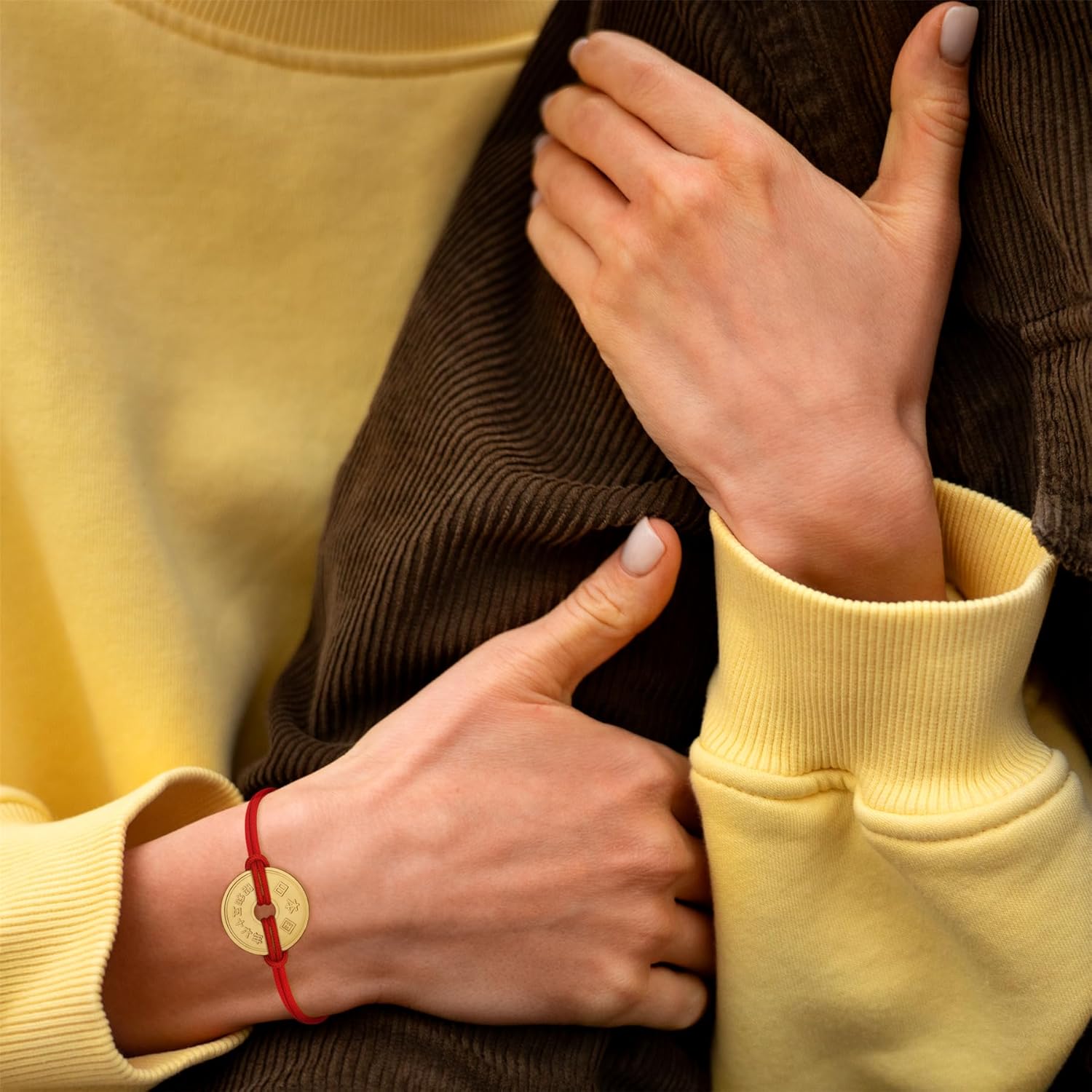 HOBBY OF KINGS Good Luck Coin Bracelet | 18k Gold Plated Wristband | Handmade Jewelry for Collectors and History Lovers