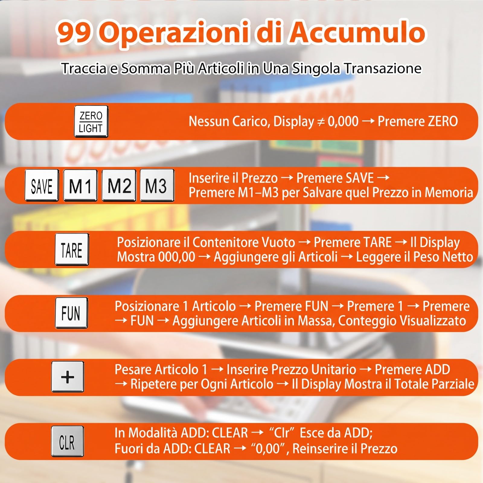 COSTWAY Bilancia Elettronica Professionale con Schermo LCD Retroilluminato | Bilancia da Banco Digitale con Unità Convertibili, Piedini Regolabili, per Mercato, Negozio e Macelleria, 43 x 33 x 41,5 cm
