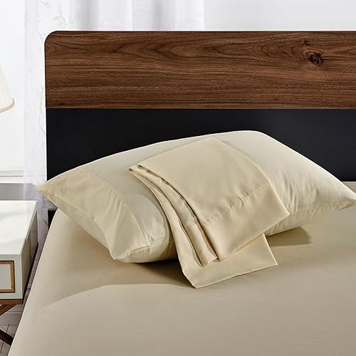 FreshCulture Juego de 12 fundas de almohada de color rojo coral, tamaño King, juego de fundas de almohada a granel, cierre de sobre, tela de