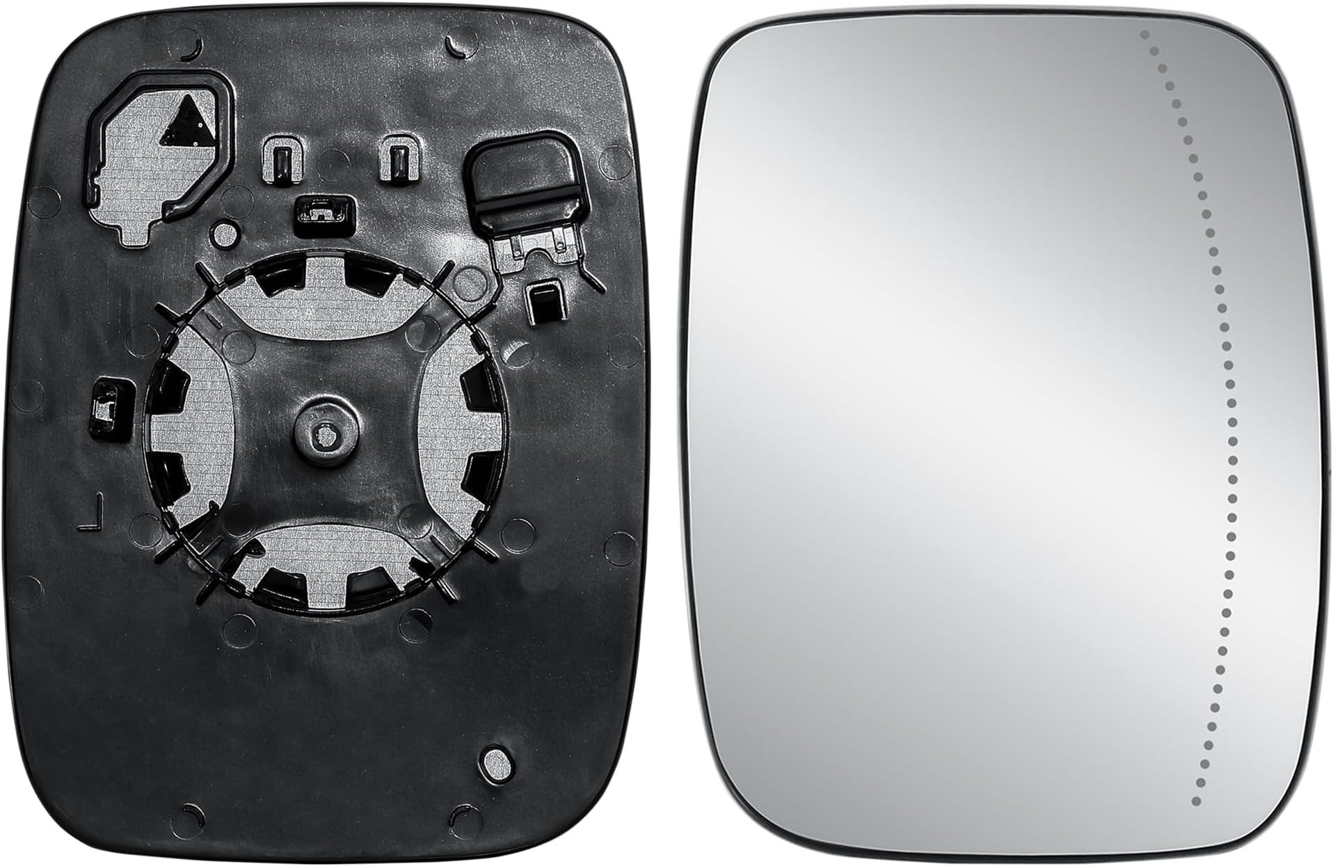 Driver Right Side O/S Door Wing Mirror Replacement Glass Heated with Back Plate for Renault Trafic Nissan NV300 Primastar 2022-2025