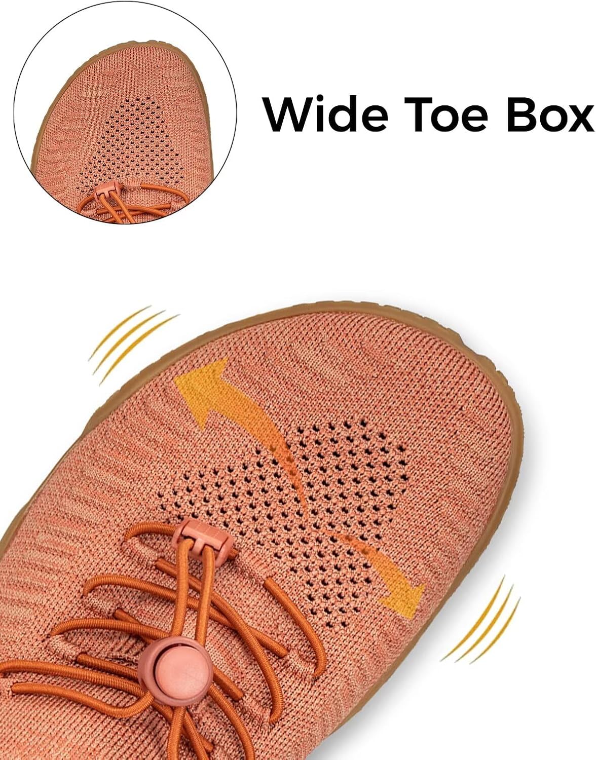 Women's Wide Minimalist Barefoot Shoes | Wide Toe Box Walking Casual Shoes for Women | Breathable Fashion Sneakers | Non-Slip Sole