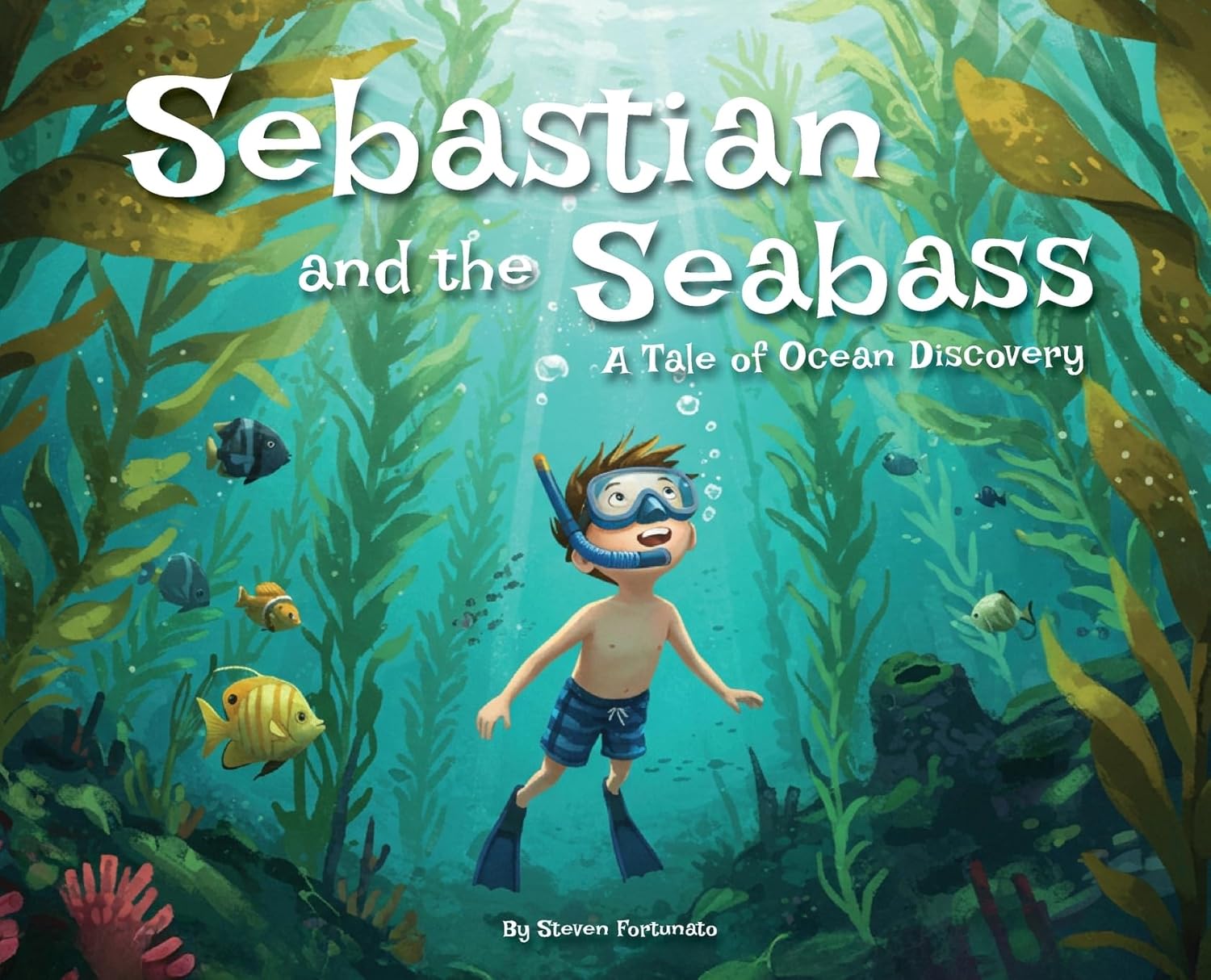 Sebastian and the Seabass: A Tale of Ocean Discovery      Hardcover – April 8, 2025
