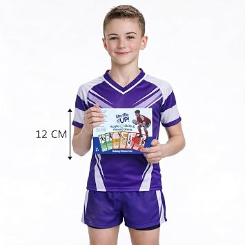 Shuffle Up Rugby Games - Family Games with 70+ Fun & Active Fitness Workout Cards, Rugby Training Equipment Aid, Rugby Gifts for Boys & Girls | Fun Family Games, Active Fitness Games for Kids, Rugby Equipment & Training Aid, Rugby Gifts for Boys & Girls
