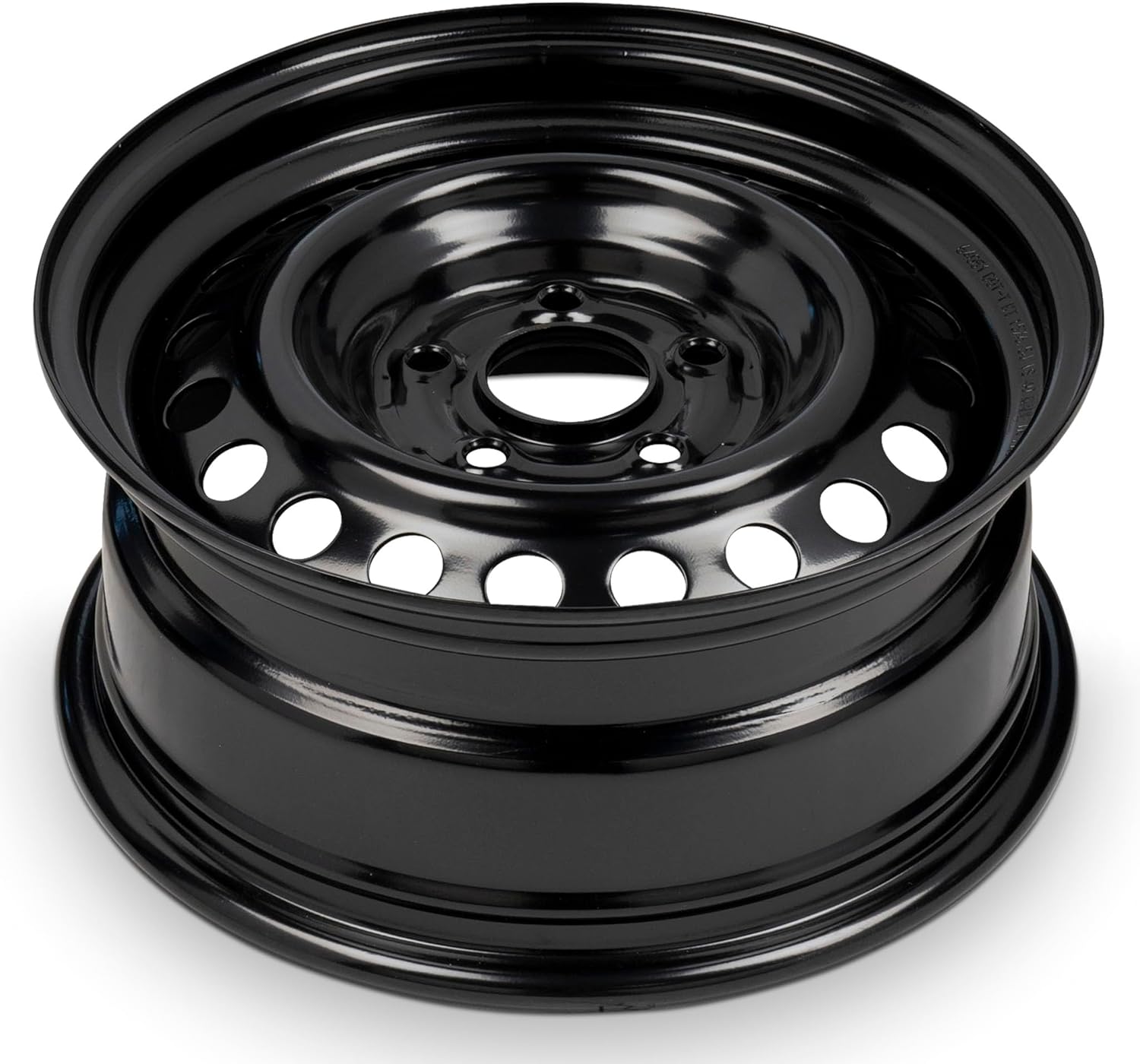 New 15x6.5 inch OEM Direct Replacement Steel Wheel for Honda Civic 2013–2015 5-114.3mm Black 15 in Rim 42700TR3A02