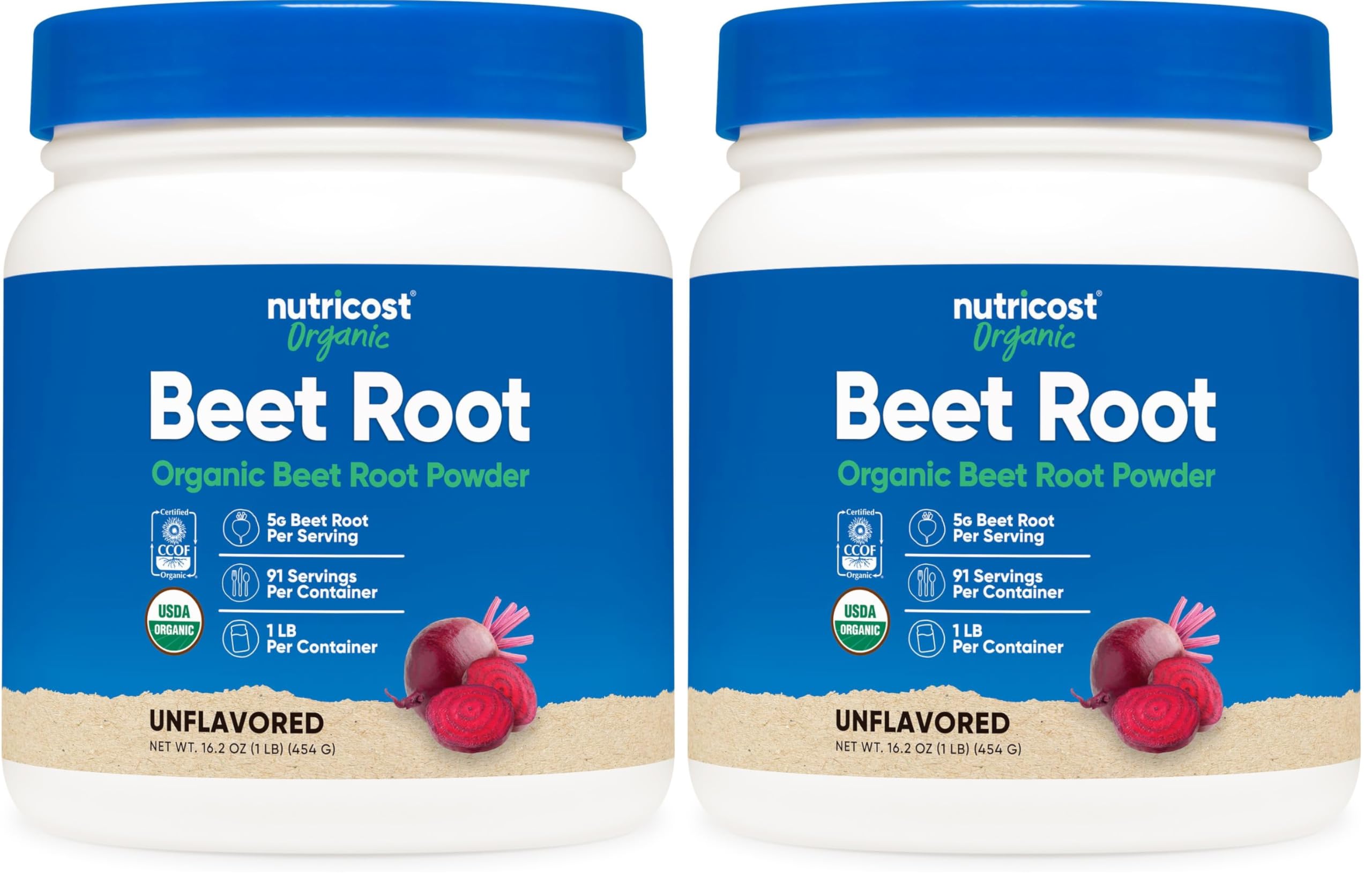 Nutricost Organic Beet Root Powder (1 LB) Certified USDA Organic — Amazon image 6