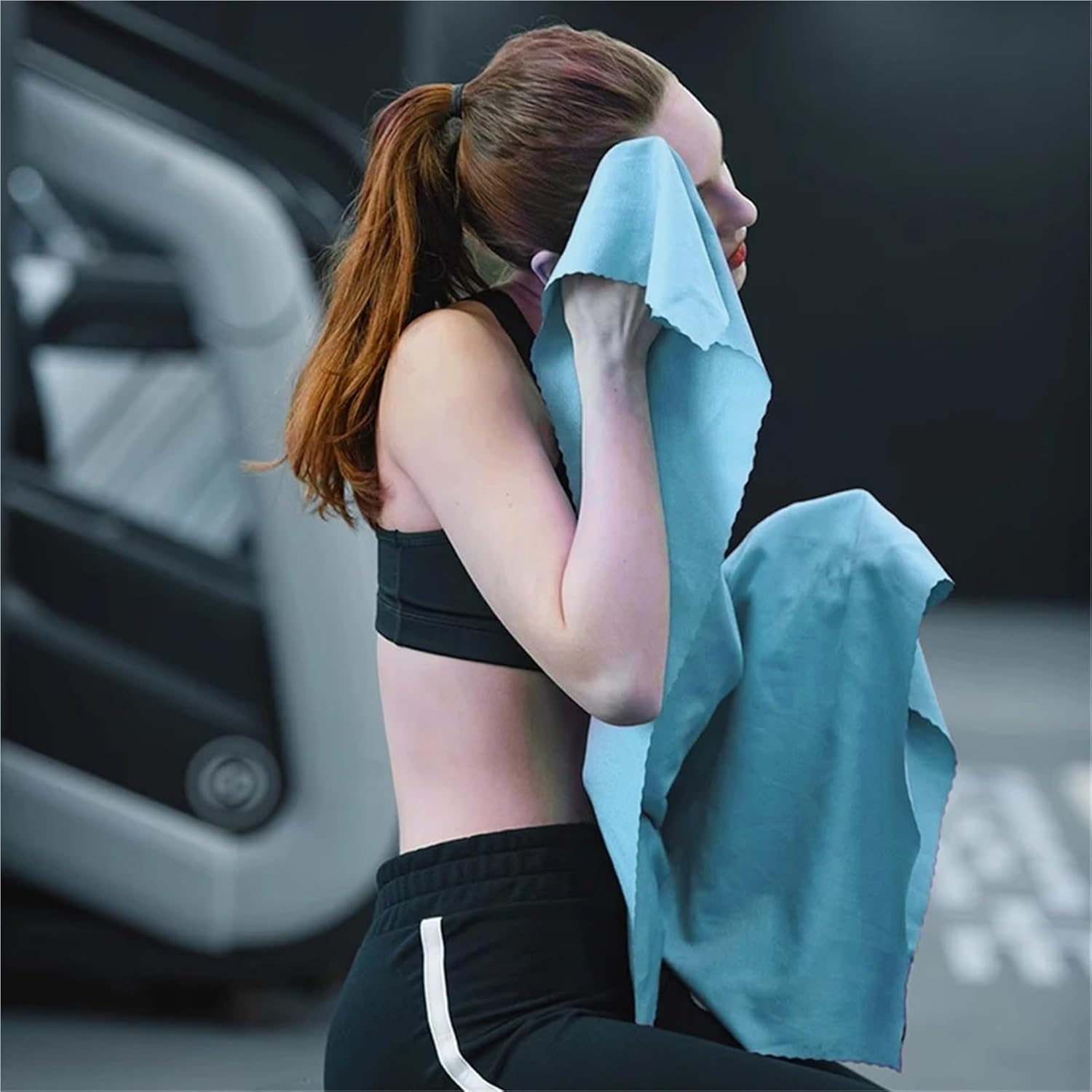 Beach Towels Microfiber Camping Towel Soft and Lightweight Sports Towel, Suitable for Swimming Pool Gym Hiking Backpacking Fitness for Beach and Pool(Lake Green,80x130cm)