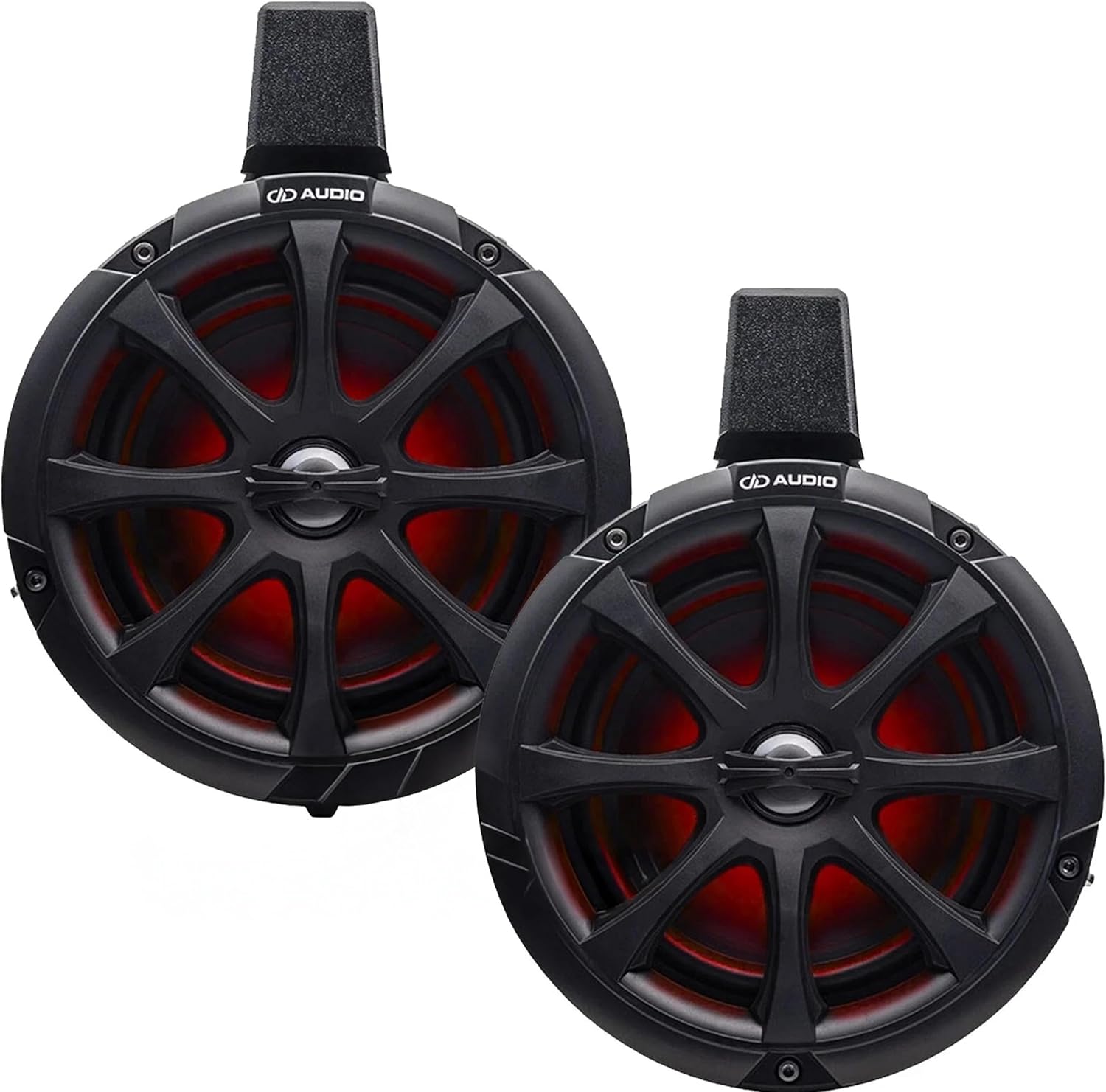 DD Audio MCA-106B 6.5" Amplified Marine Boat UTV RGB LED Tower Speakers