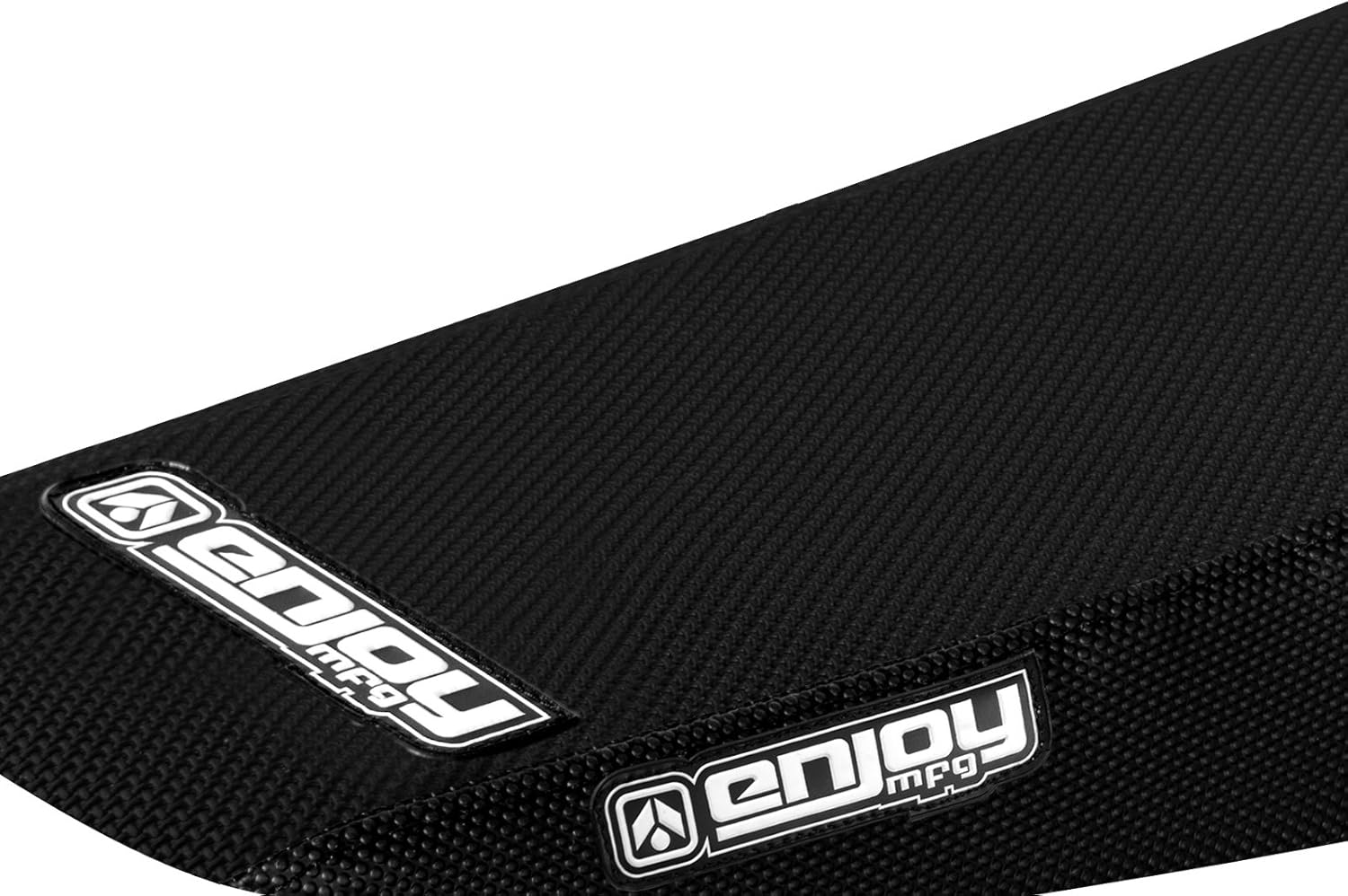 Enjoy Mfg Seat Cover - Compatible with Kawasaki 2006-2008 KX250F KXF 250 - All Black #57