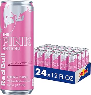 Wild Berries, Pink Edition, with 114 mg Caffeine plus Taurine & B Vitamins, 12 Fl Oz, Pack of 24 Cans