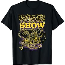 Regular Show Golden Character Outlines Funny Cartoon T-Shirt