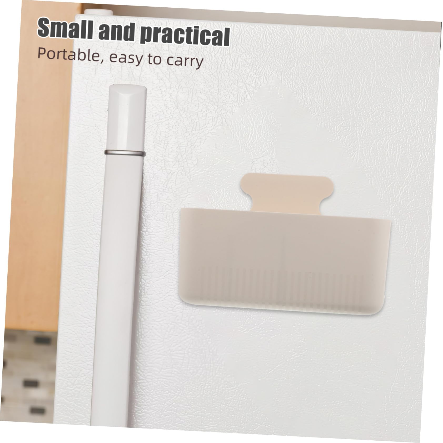 Mikinona 2 Piezas Caja Magnética para Refrigerador Almacenamiento Magnético para Alimentos Organizador de Especias Diseño Abierto para Cocina