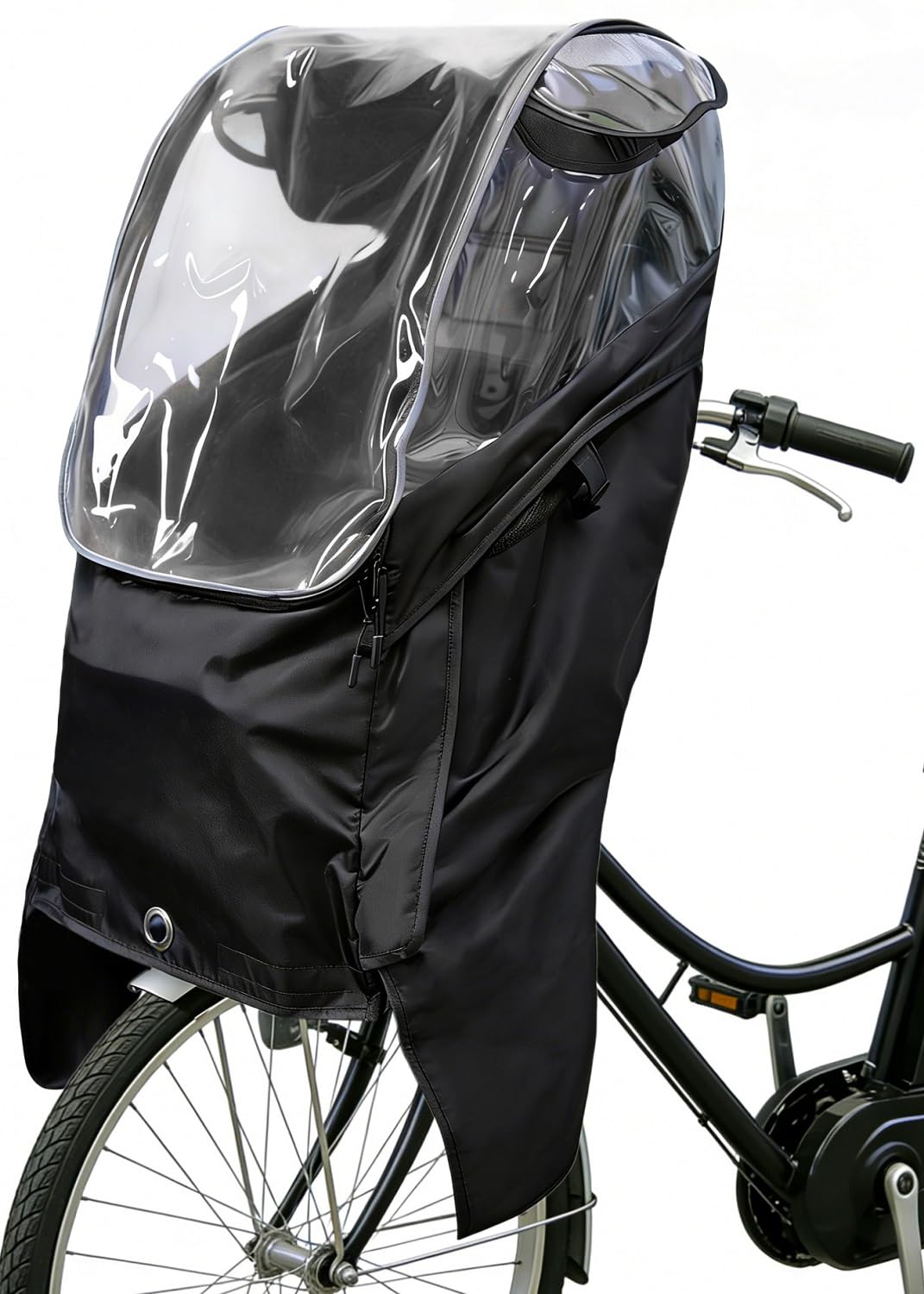 Amazon | 自転車 チャイルドシート レインカバー 前用 防水 日よけ