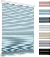 Vista 10 de MYshade Persianas celulares de tamaño personalizado, persianas opacas sin cordones para dormitorio, baño, sala de estar, control de luz, persianas