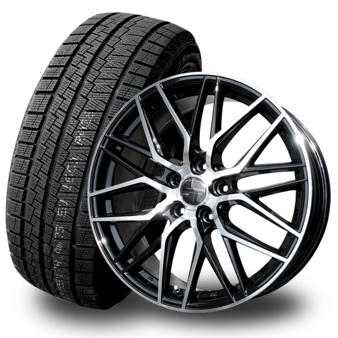 Amazon | 235/60R18 スタッドレスタイヤ&ホイール4本セット アリア 