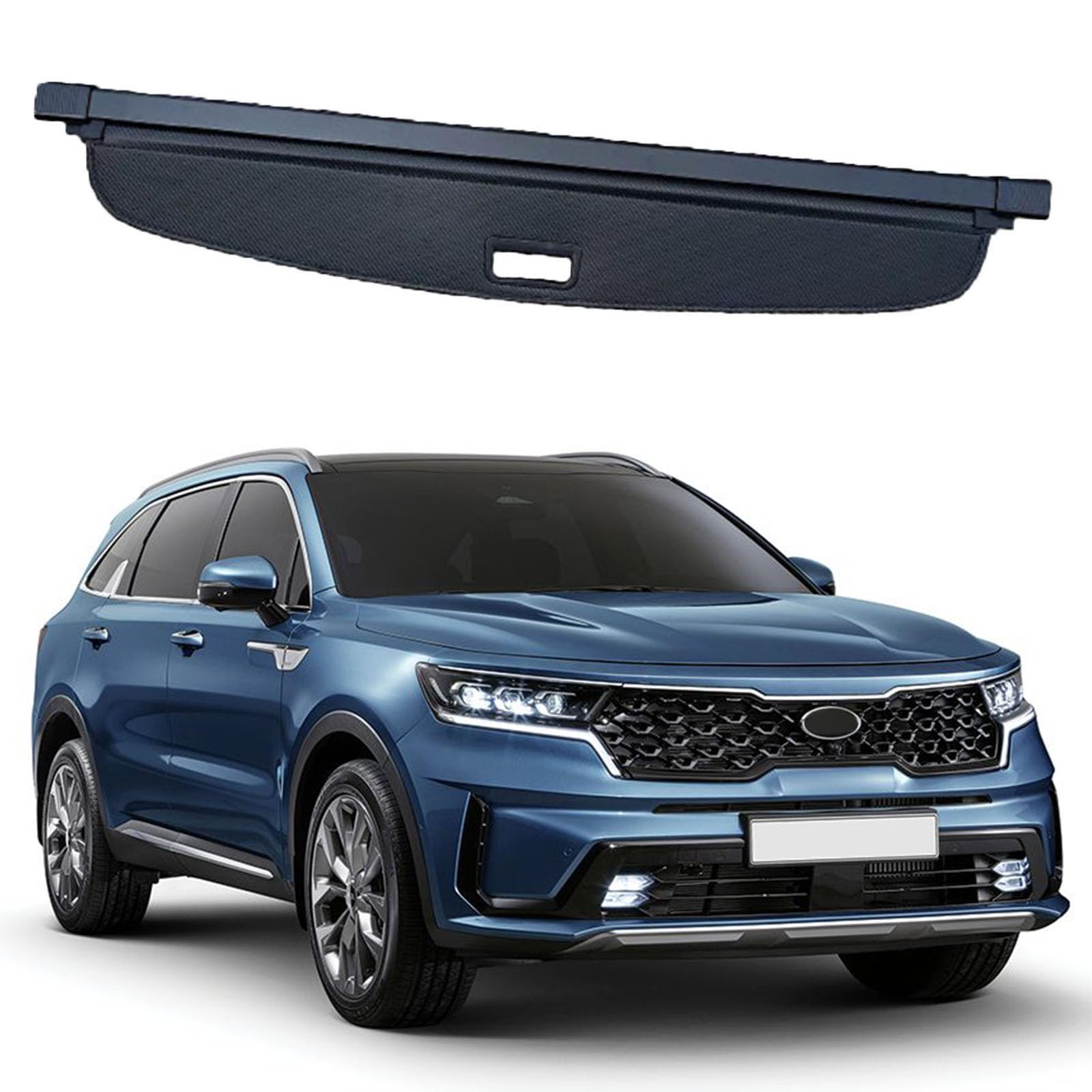 SXLGDW Car Retractable Rear Trunk Parcel Shelf,Compatible with KIA Sorento 2016-2020,Car parts
