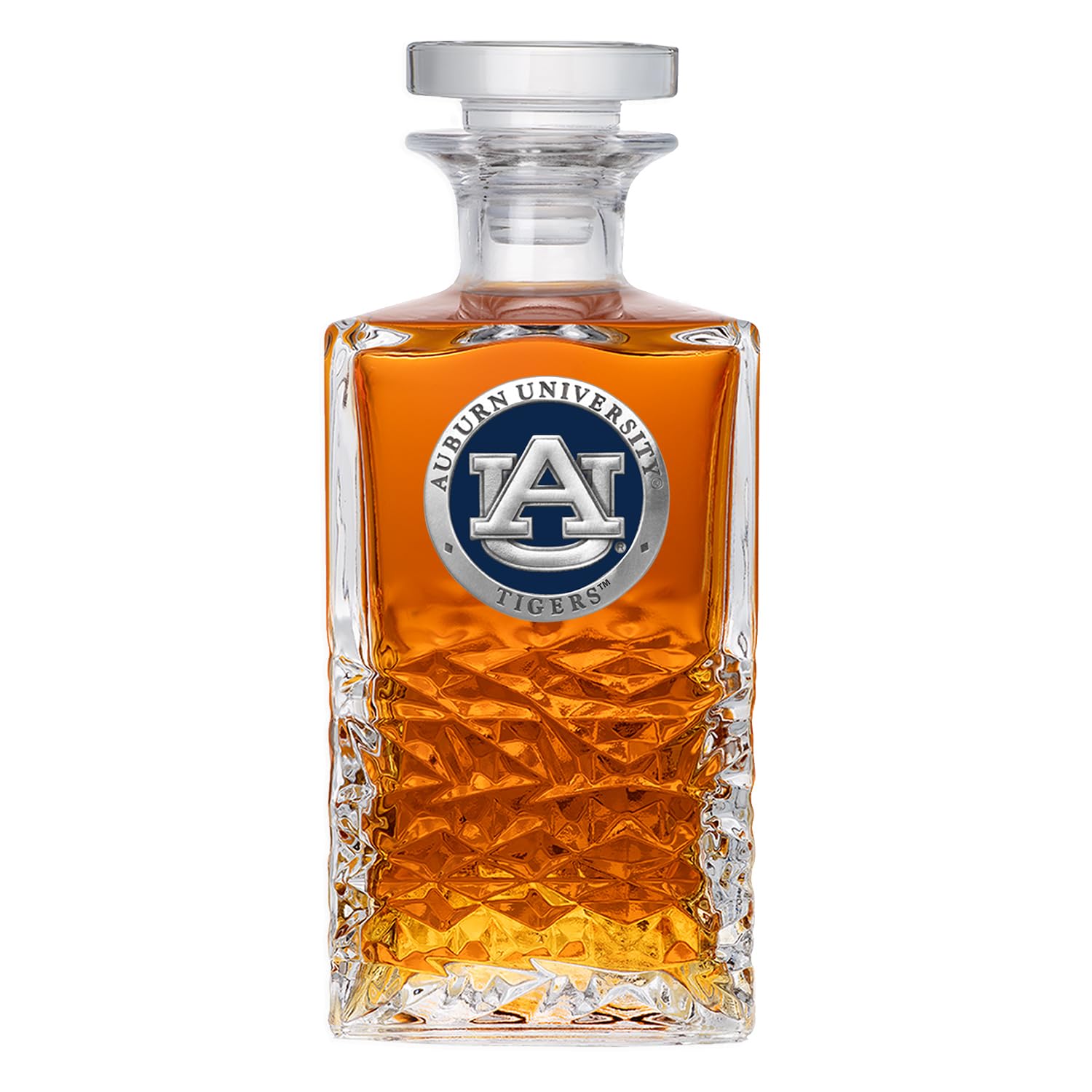Heritage Pewter Auburn Heritage Decanter | 25 OZ Liquor Pourer | Expertly Crafted Pewter Glass