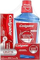 Colgate Enxaguante Bucal para Clareamento Luminous White 500ml Promo 1 Creme Dental