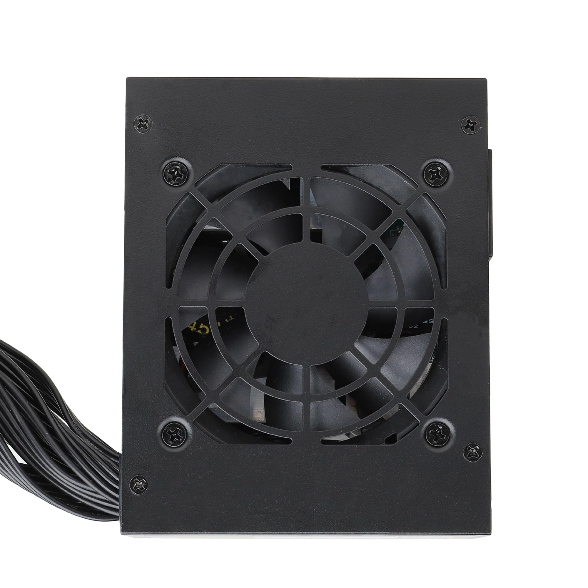 ESGAMING - Fuente de alimentación SFX de 500 W, fuente de alimentación activa PFC PSU silenciosa de 80 mm, ventilador FDB para servidor de juegos de computadora, computadora de factor de forma SFX