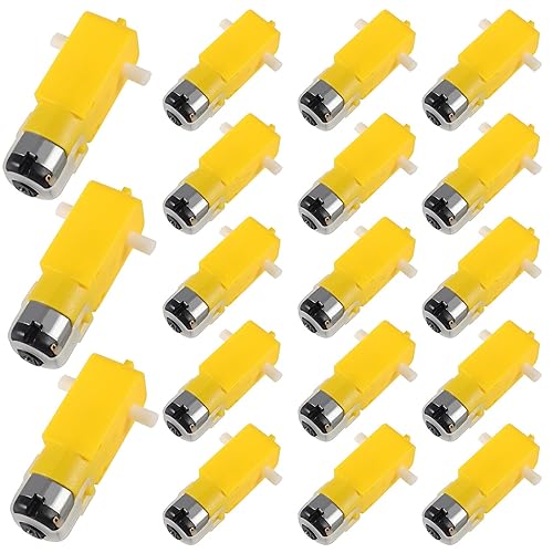 Motor TT de engranaje eléctrico de CC de 18 piezas, motor inteligente de engranaje de 3 V-6 V, chasis de coche inteligente de doble eje, robot TT de