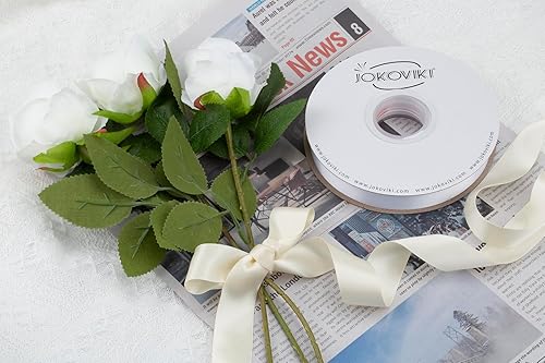 Miniatura 7 de Cinta de satén negro de 12 pulgada de doble cara de satén de calidad para bodas, invitaciones, fajas, manualidades, ropa, diademas - 50 yardasrollo