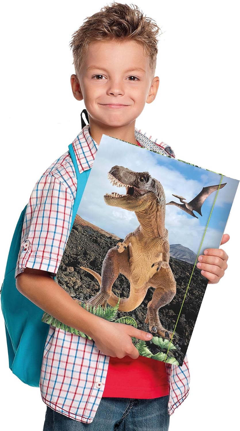 RNKVERLAG 45356 - Drawing Folder T-Rex 310 x 440 mm DIN A3 with Elastic Closure, Pack of 1