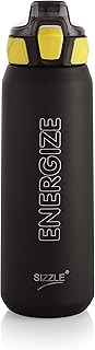 Sizzle Iris Vacuum Insulated Flask 800ml – Double Wall Stainless Steel Water Bottle with One-Hand Press Button | Keeps 12 Price In India