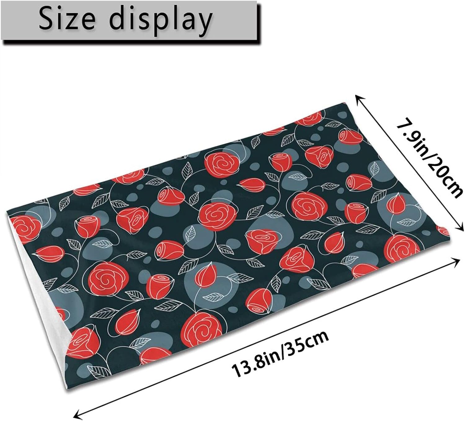 Floral rose pattern Kids Neck Gaiter Face Mask,Face Covering Bandannas for Boys Girls : Everything Else