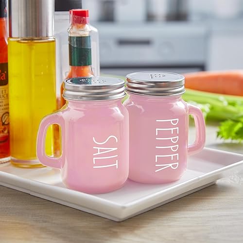 Miniatura 44 de Juego de salero y pimentero turquesa, decoración de cocina verde azulado y accesorios para el hogar, restaurantes, bodas, juego de sal y pimienta