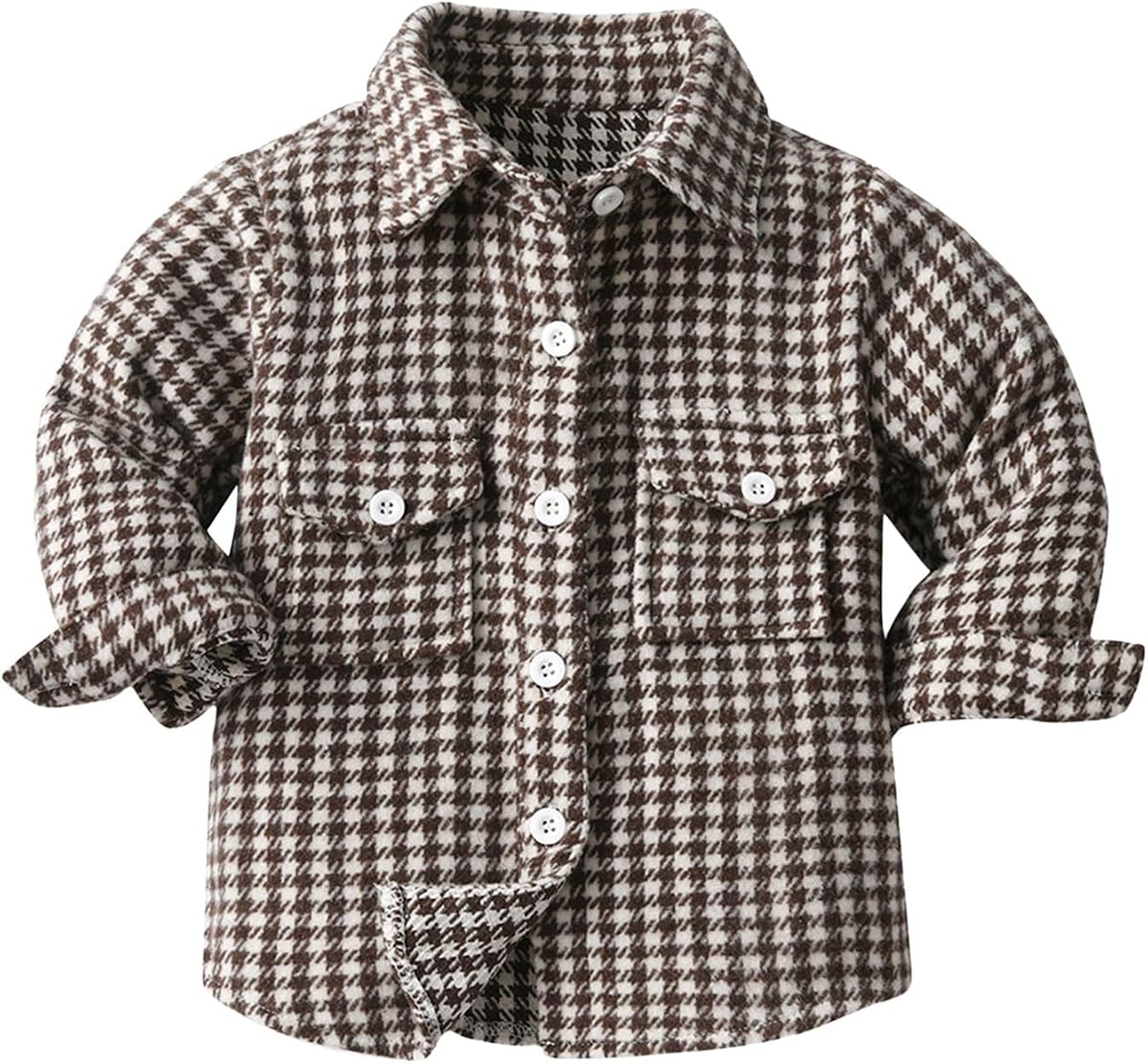 Toddler Flannel Shirt Plaid Jacket Long Sleeve Flannel Shirts | Boys Flannel Shirts,Back to School Clothes,Fall Winter Outfits,Button Down Coat